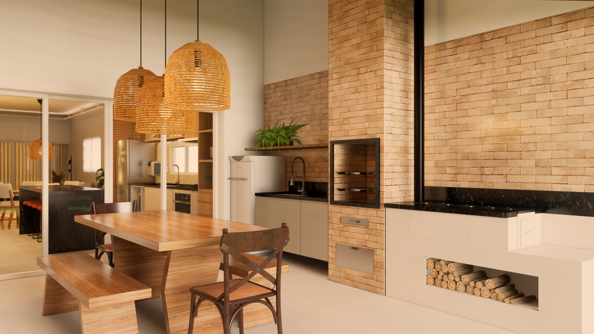 Churrasqueira, area de lazer - Sorocaba