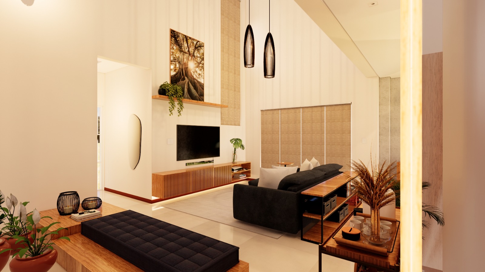 Sala aconchegante Interiores - Sorocaba
            sizes=