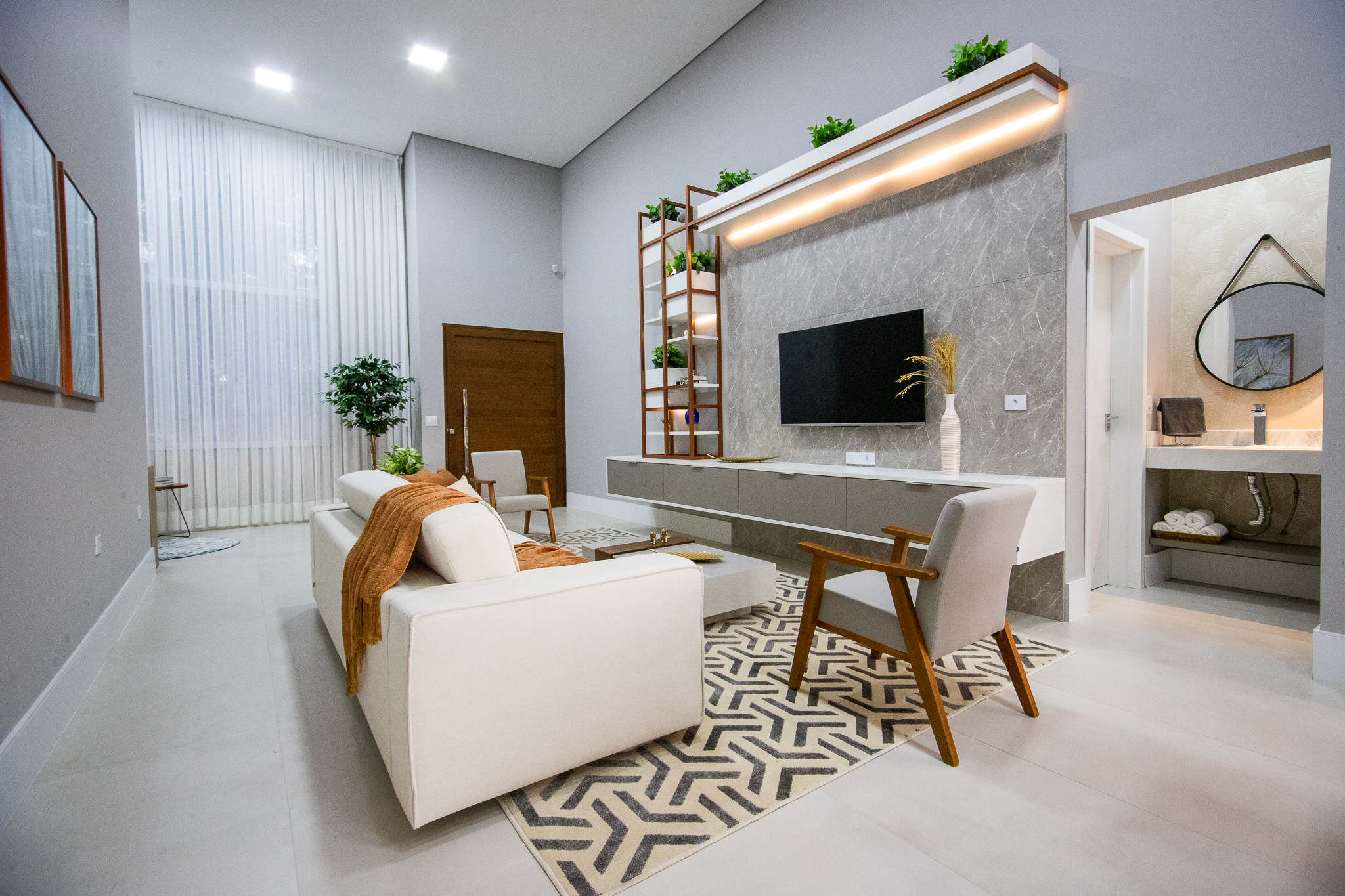 Sala TV - Interiores Bruna Arquitetura